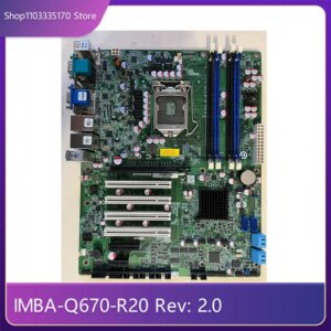 For IEI industrial control motherboard IMBA-Q670-R20 Rev: 2.0 Q67 chip dual network port 4 PCI