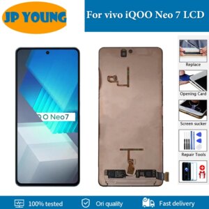 6.78″ Original AMOLED For vivo iQOO Neo 7 LCD Display Touch Screen Digitizer Assembly For vivo iQOO Neo7 I2214 Display Replace