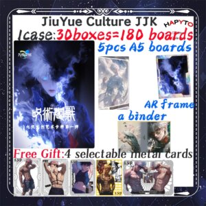 2025 Newest JiuYue Culture JJK Jujutsu Kaisen JJK Colection Cards Booster Box Gojo Satoru Nanami Sukuna Hobby Chrismas Gift