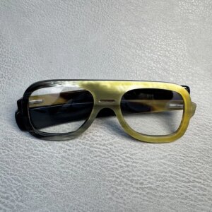 Eyeglass Frames Square Vintage Aviator Handmade Black White Horn Reading Prescription Men Glasses Frames Optical Eyeglasses