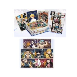 Wholesales Demon Slayer Collection Watermelon Club A6 Art Board Raster Fluorescent Battle Wind Cute Painting Booster Box Cards