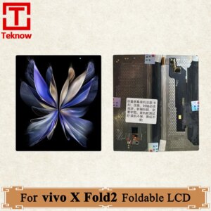 8.03″ AMOLED For vivo X Fold2 Foldable LCD Touch Screen Digitizer Assembly V2266A Replace For vivo X Fold 2 Big LCD Replacement