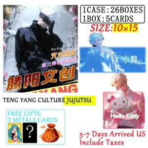 2025 Wholesales Jujutsu Kaisen Teng Yang Culture Collection Cards Booster Male God Abs Nude Breast Card Trade