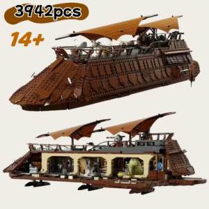 “75397 UCS Jabba’s Sail Barge MOC Building Blocks for Adults, Collector’s DIY Assembly Model, Christmas/Birthday Gift”