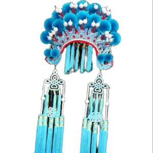 Drama Costume Accessories Chinese Peking Opera Headgear Ancient Bride Phoenix Crown Carnival Halloween Cosplay Performance Hat