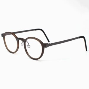 1823 Oval Natural Horn Myopia Glasses Frame Men’s Leisure Pure Titanium Glasses in The Morning Custom Reading Anti-blue HD.