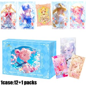 Newest KIMI Sailor Moon Collection Cards Brilliant starlight Anime Character Fantasy Magic Flash Enamel Metal Cards Xmas Gift