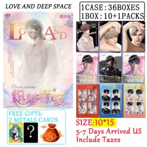 Wholesales Love And Deep Space Love Collection box Wedding Sexy Male God Abs Series Anime Playing Cards Party Games