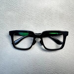 Eyeglass Frames Unique Square Vintage Retro Handmade Buffalo Horn Prescription Eyeglass Frames Optical Lenses Myopia Eyeglasses