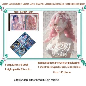 Latest Goddess Story Collection Card Character Wife Card “Demon Slayer” First Bullet Game Lover Card Anime Toy Card Wholesale
