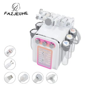 New 6 in 1 H2O2 Hydro Dermabrasion Machine Facial Deep Cleansing Skin Rejuvenation Oxygen Injection Beauty Machine For Salon Spa