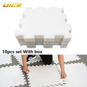 Ice Hockey Shooting Pad 10pcs Spliceable Hockey Training Board Roller Skating Ball Practice Ice Floor Shooting Mat Hockey Board