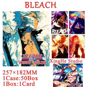 Wholesale Bleach Cards Booster Box B5 Size Flash Card Animation Game Collection Card Table Games Children Birthday Gifts