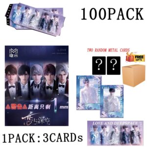 Wholesale Love And Deep Space Collection Card Booster Box Haomiwenchuang X Dongfangwenchuang Rip Card Male God Playing Game Toy