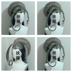 Already Styled Valkyrie Sakyamuni Cos Wigs Anime Cartoon Antigravity Cosplay Wig as Role Play Prop Gift
