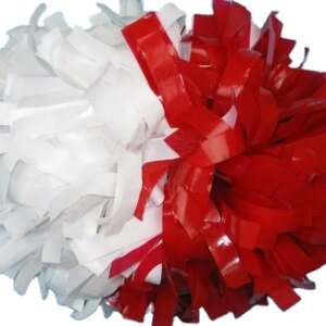 30pcs Wet Look Cheerleading Dance Performance Accessories Pom Poms for Cheerleading and Dance Shows