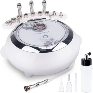 3 in 1 Diamond Microdermabrasion Machine 65-68cmHg Suction Power Professional Dermabrasion Equipment for Facial Skin Care