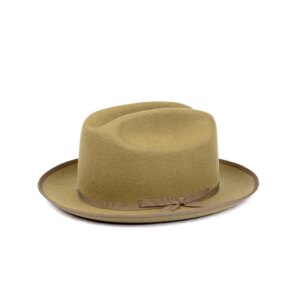 New hat vintage handmade gentleman’s top pure wool spring and winter motorcycle wide eaves plus size male