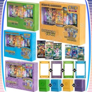 Original Pokemon Cards PTCG Chinese Version Anniversary Golden Energy Advanced Genuine Gift Box Card Children Birthday Gifts