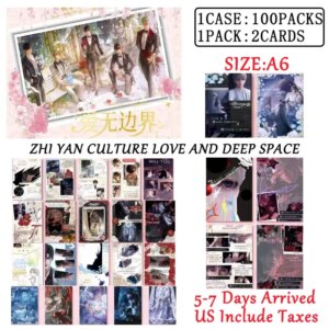 2025 Wholesales Love And Deep Space Love Collection box Zhi Yu Culture A6 Sexy Male God Abs Series Anime Christmas Gift