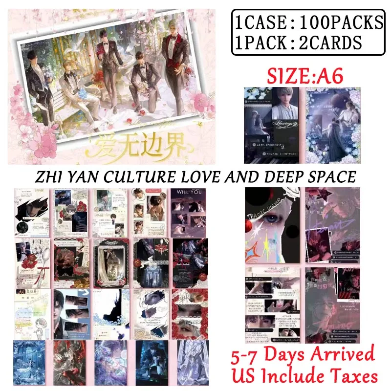 2025 Wholesales Love And Deep Space Love Collection box Zhi Yu Culture A6 Sexy Male God Abs Series Anime Christmas Gift