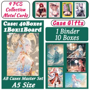 2025 Wholesale Newest A5 Size Searching for Sugar 1 Thicik Acrylic Paper Card Board Waifu Ganyu Palying ACG CCG TCG Hobbies Gift