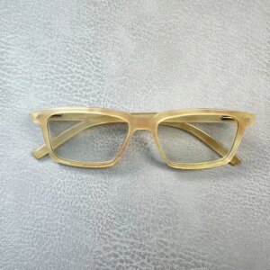 Eyeglass Frames Square Business Vintage Handmade Honey Horn Prescription Man Women’s Glasses Frames Myopia Lenses Eyeglasses