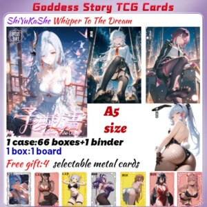 2025 Newest ShiYuKaShe Whisper To The Dream A5 Boards Waifu Acrylic Card Anime Rare Hobby Collection ACG Girls