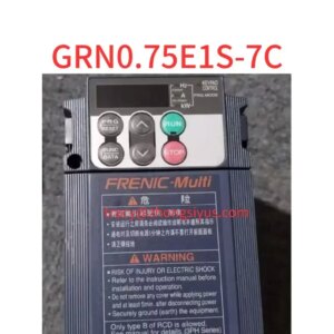 Used frequency converter, GRN0.75E1S-7C, 0.75KW 220V, function package