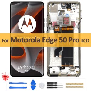 6.7″ Original For Motorola Moto Edge 50 Pro LCD XT2403-2 Display Touch Screen Digitizer Assembly For Moto Edge50 Pro LCD Repair