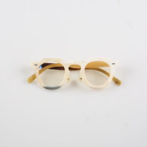 Eyewear Unique Rivets Clear Classic Handmade 100% Natural Horn Prescription Reading Eyeglass Frames For Men Women Eyeglasses