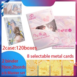 Newest Lings Herz A5 Size Sexy Waifu Hobby Collection Game Board Doujin Booster Box Nude Card Toys Gifts