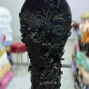 Africa Nigerian Beaded French Mesh Lace With Sequins High Quality 2025 Embroidery Lace Sequins Lace For Wedding Dresses Women