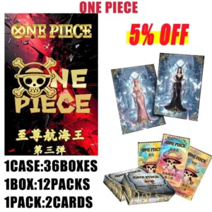 Yunyou Wenchuang Wave3 Wholesales Anime One Piece Collection Box Straw Hat Pirate Luffy Playing Cards Party Game