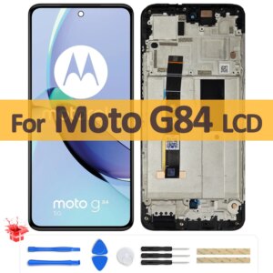 6.5″ Original LCD For Motorola Moto G84 LCD XT2347-1 XT2347-2 Display Touch Screen Digitizer Assembly For Moto G84 LCD Replace