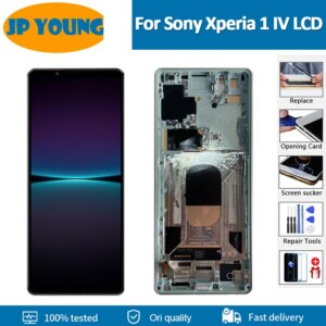 Original AMOLED For Sony Xperia 1 IV LCD Display Touch Screen Digitizer Assembly For Sony x1iiii XQCT62-B, XQCT54 LCD Screen