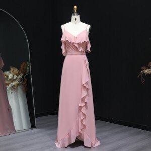 Sharon Said Pink Sweetheart A-Line Ribbon Bridesmaid Dress Long Dress for Weeding Occasion BS286 Customized