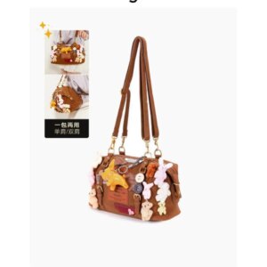 Biling Jewelry Spring New Caramel Zoo Commuting Fashion Cute Single Shoulder Diagonal Cross Bag for Women