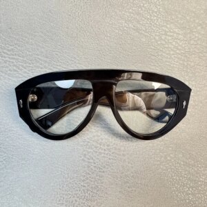 Men Eyeglass Frames Unique Oversize Vintage Aviator Handmade Buffalo Horn Reading Prescription Glasses Frames Myopia Eyewear