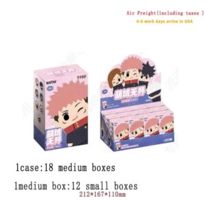 Wholesales Jujutsu Kaisen Collection Cards Booster Box Fluffy Brooch 1case Playing Cards Games Toys Child Gifts