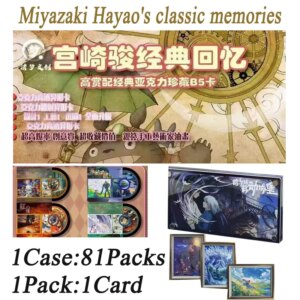 Fully New Miyazaki Hayao Classic Memories B5 Acrylic Collection Card Wholesale New Process Anime Character Made For Movie Fans