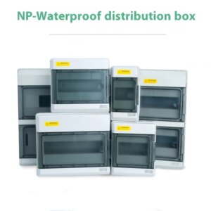 Indoor Outdoor Plastic Waterproof Tank Household Distribution Box Outdoor Rainproof Junction Box Leakage Protection Distribution