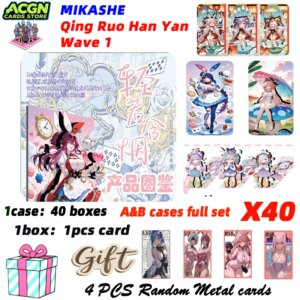 Wholesale 2025 Newest Goddess Story Card Board MIKASHE Qing Ruo Han Yan Wave 1 Waifu Yae Miko Ganyu Doujin Toys Christmas Gift