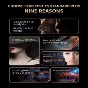 X5 Pro-AI Skin ImageAnalyzerFull-Body Multi-Spectral Scan for Beauty Equipment Scalp Analyzer Multi-Language15.6 Inch 21.5 Inch