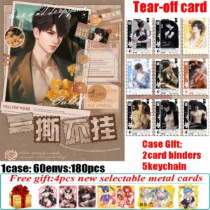 New Love and Deepspace Stamp Tearing Fun Game Male God Rafayel Xavier Sylus Zayne Handsome Charm Collection Toys