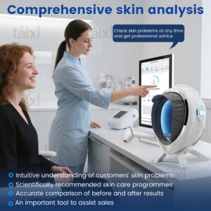 Popular 3d Skin Analysis Machine AI Skin Detector for Facial Intelligent Facial Analysis, Dedicated for Beauty Salons