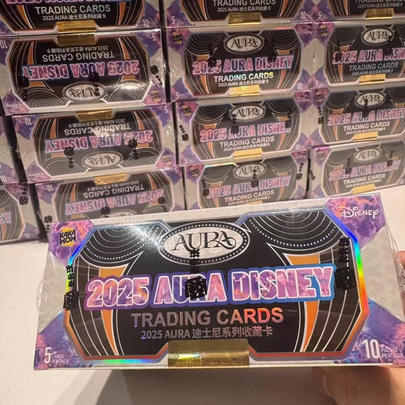 New 2025 AURA Disney Trading Cards Original KAKAWOW AURA SERIES NEWY LAUNCHED Collection Card Children Birthday Gifts