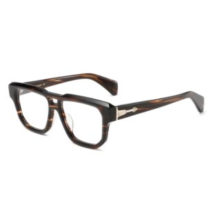 Retro Rectangular Reading Glasses Oversized Trendy Acetate Frame Prescription Eyeglasses Luxury Designer Optical Eyewear Unisex