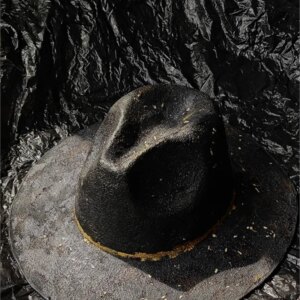 hat Jazz woman autumn and winter burn dark wide brim do old personality decorative fashion top man