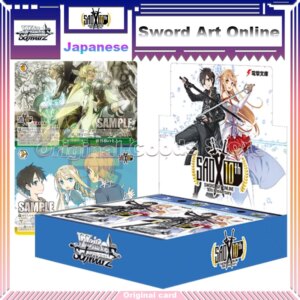 Original WS Sword Art Online Card Weiß Schwarz Japanese Anime SAO 10th Supplement Box Collection Cards Children Gifts